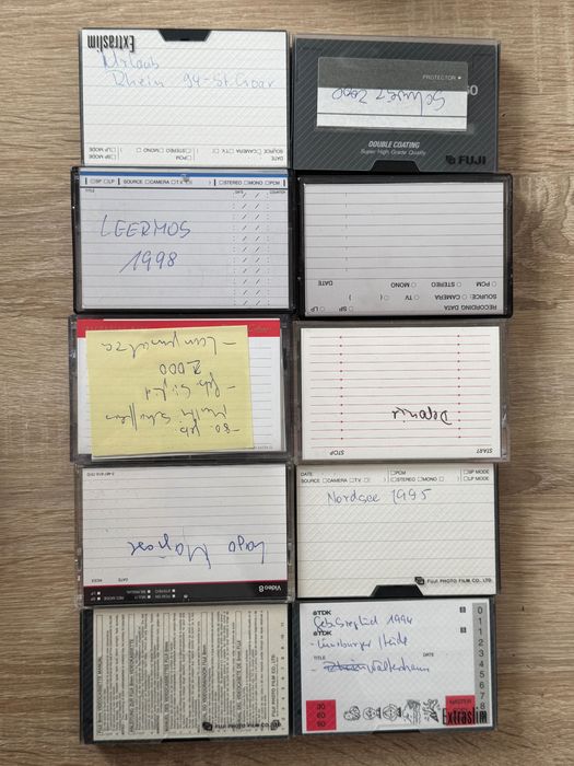 Lot 10 casete video 8 mm