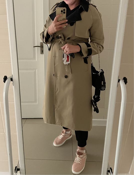 Тренч длинный , осенний