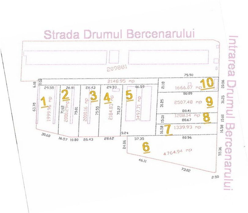 Terenuri in parc logistic Drumul Bercenarului 170 euro mp+TVA
