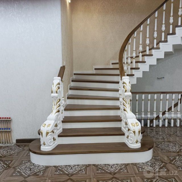Лестница из дерево70$. Zina yogoch mdf