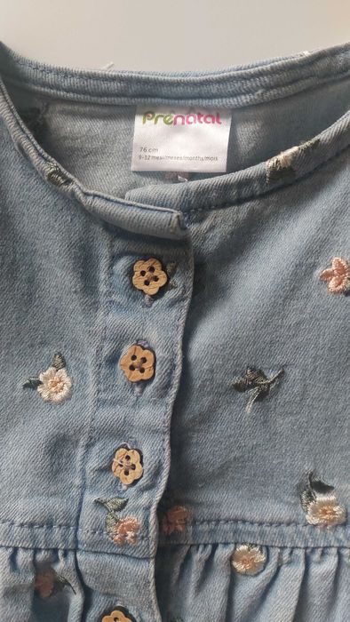 Prenatal дънкова детска рокличка