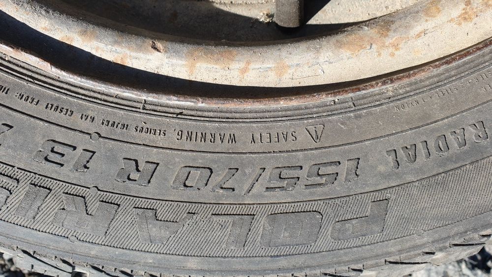 Джанта 4х108 с гума 155 70 13