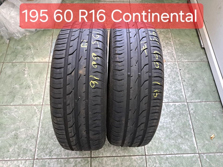 2 anvelope 195/60 R16 Continental