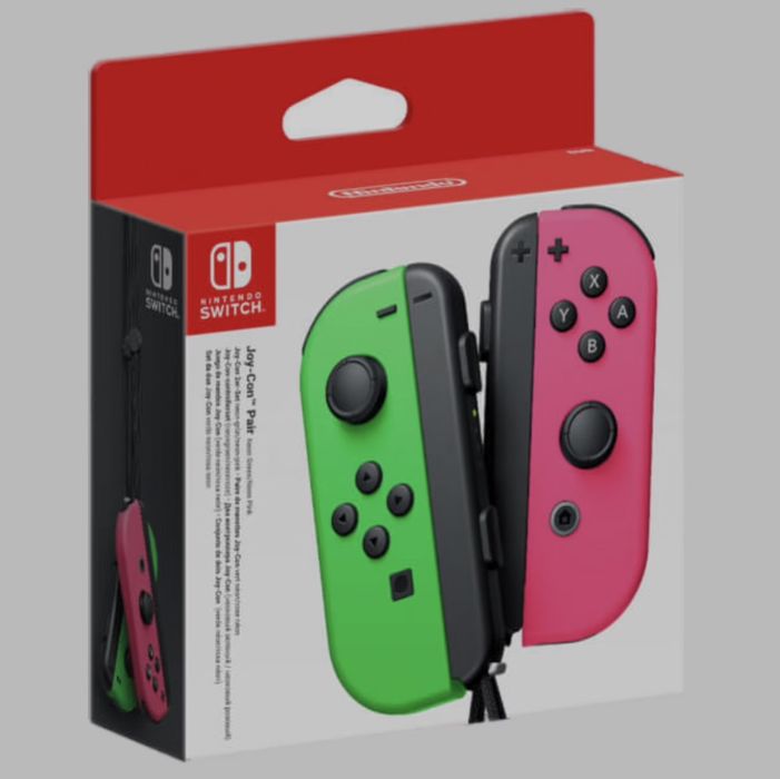 Контролер Nintendo Switch Joy за Con Pair, Neon Green & Neon Pink
