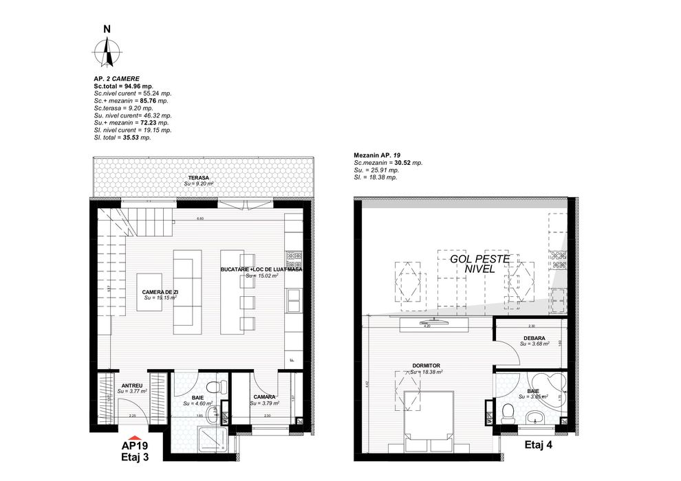 Penthouse Premium 86mp Utili | Direct Dezvoltator | Finisat la Cheie | Charm Residence