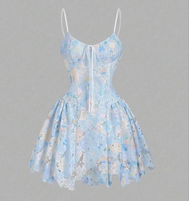 Рокля синя.