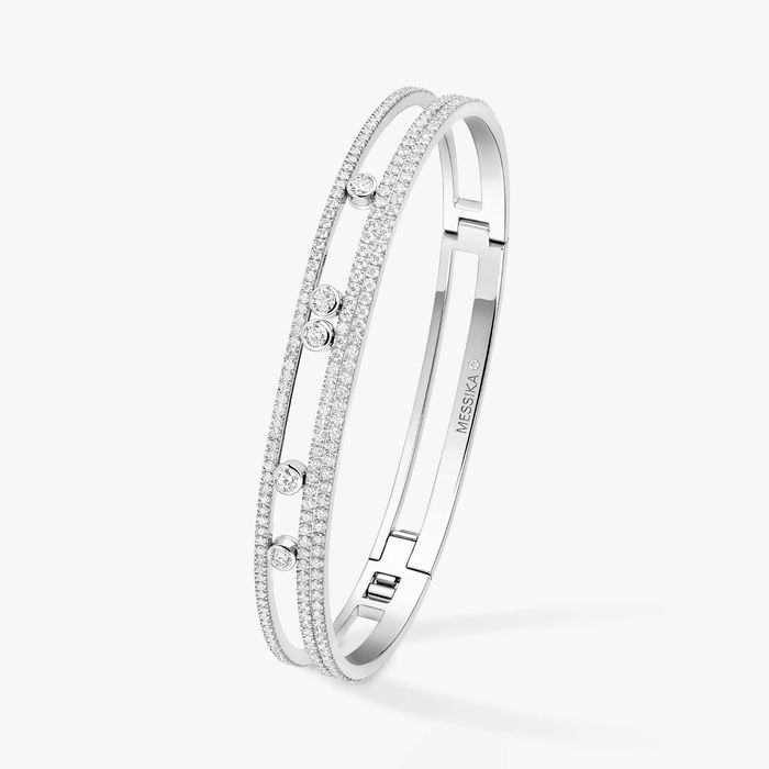 Bratara Messika Move Romane din argint cu moissanite !