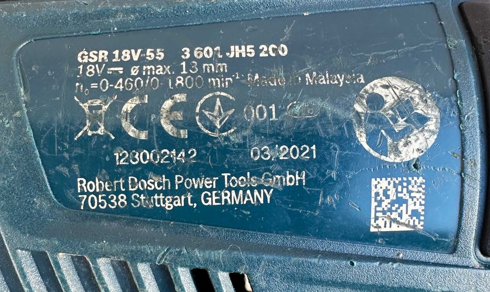 Bosch GSR 18V-55 - Безчетков акумулаторен винтоверт 18V