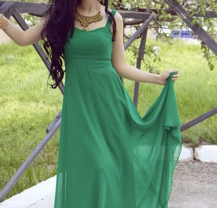 Шикарное шифоновое платье