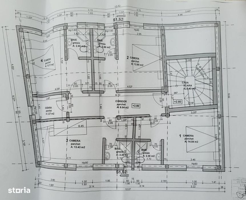 Casa de vanzare - Orasul de jos - Proiect pensiune