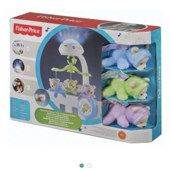 Музикална въртележка Fisher Price мечета