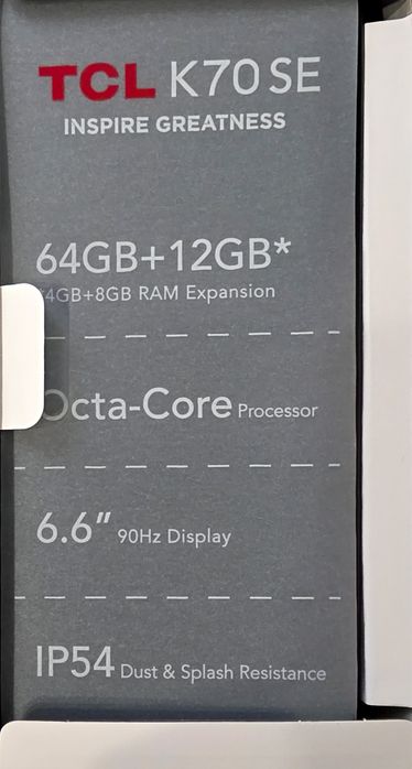 Telefon smart nou TCL K70 SE - smartphone