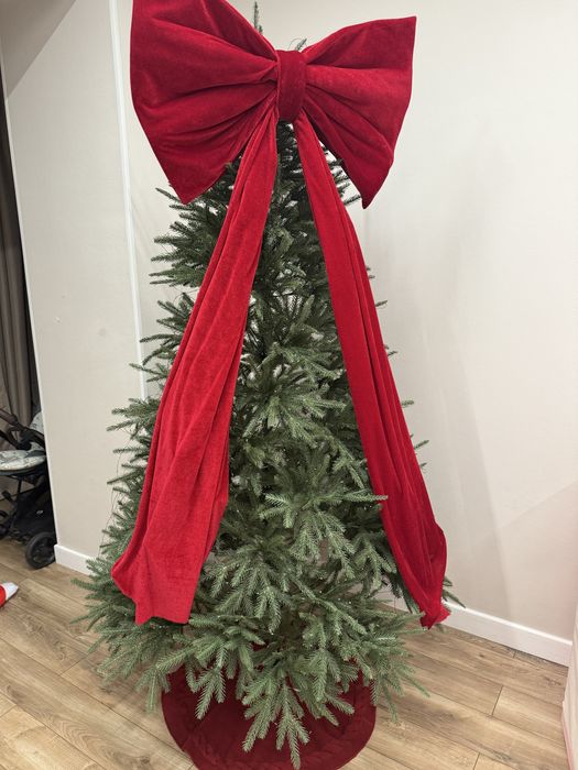 Большой бант на елку