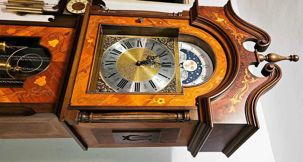 Ceas de podea cu pendul si 3 greutati Hermle