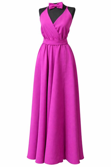 Rochie roz lungă