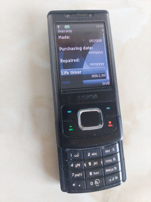 Vând Nokia 6500 Slide Black, codat dar perfect funcțional /poze reale