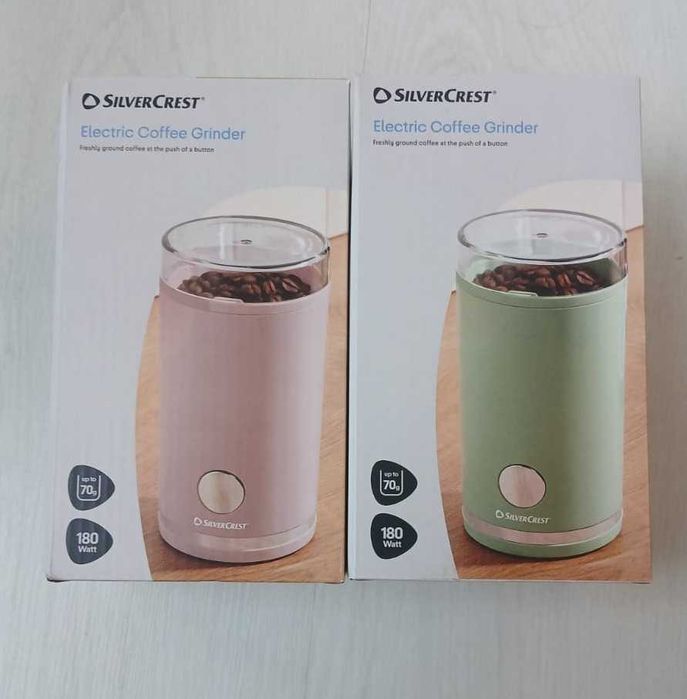 Rasnita de cafea SilverCrest, NOUA, la cutie sigilata, 180W, 70g CULORI