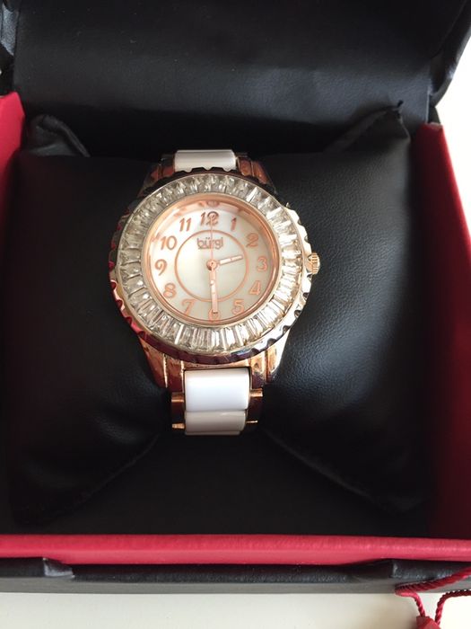 50 лв. Дамски ръчен часовник Bürgi Lana Gold White