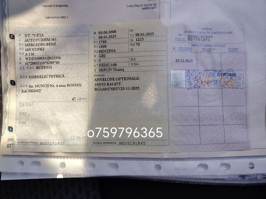 Mercedes-Benz A class 1.5 benzina