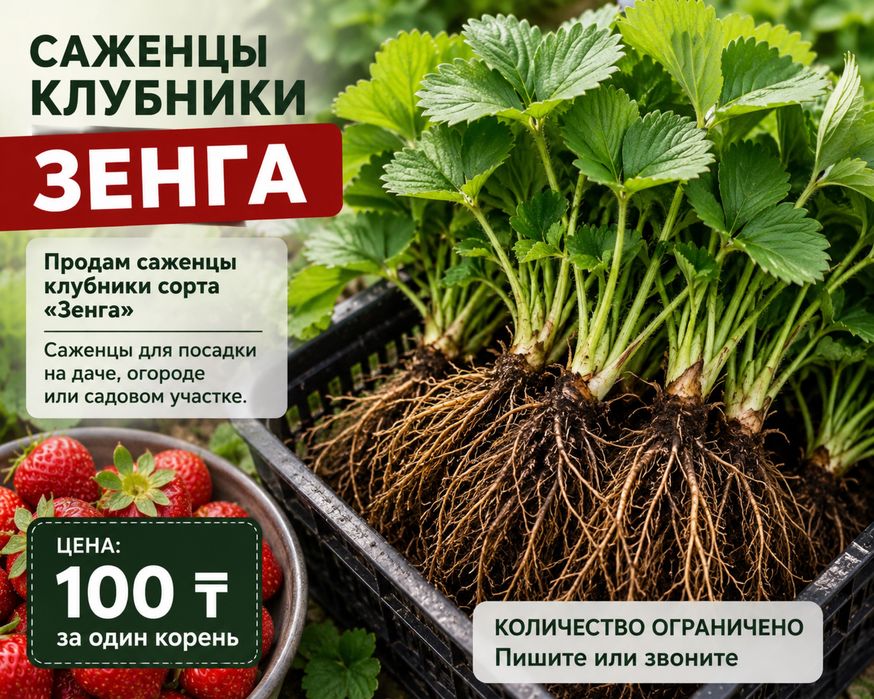 Продам саженцы клубники