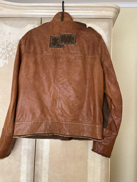 Дизайнерско мъжко кожено яке