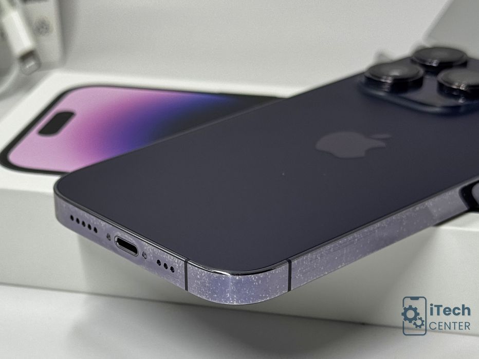 iPhone 14 Pro, 256GB, Purple, 100% батерия, ОТЛИЧЕН, ГАРАНЦИЯ!