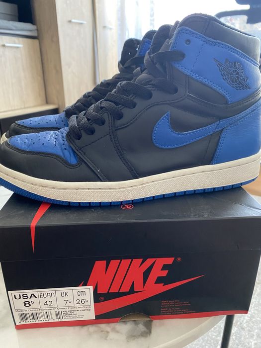 Vand Air Jordan Retro 1 Royal Blue 2017