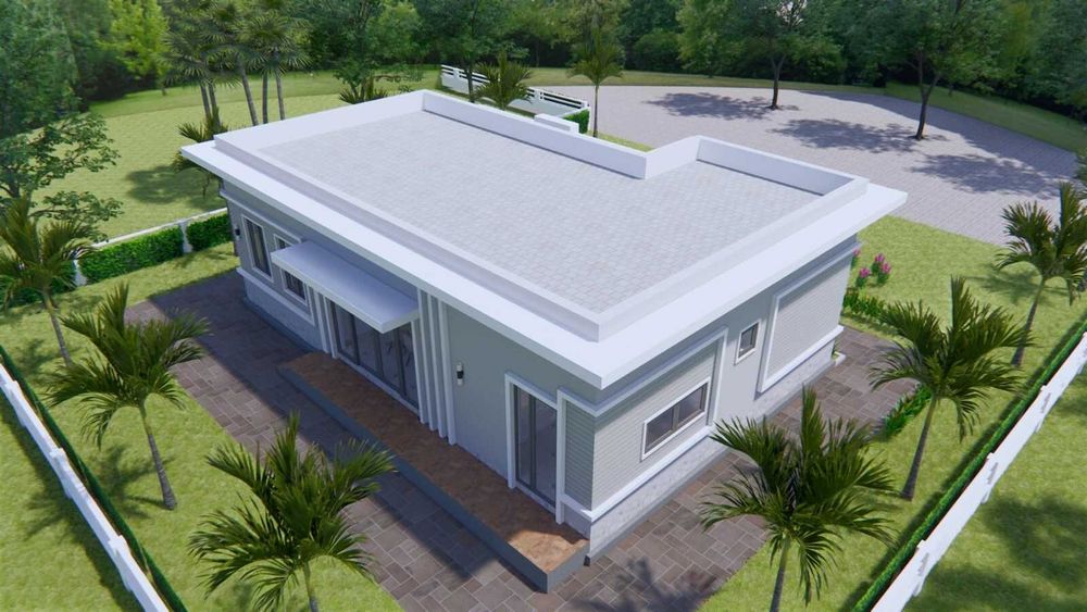 НА ИЗПЛАЩАНЕ - Луксозна сглобяема къща с 3 спални, 96 кв. м