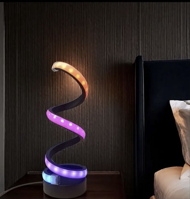 Lampa spirala Rgb