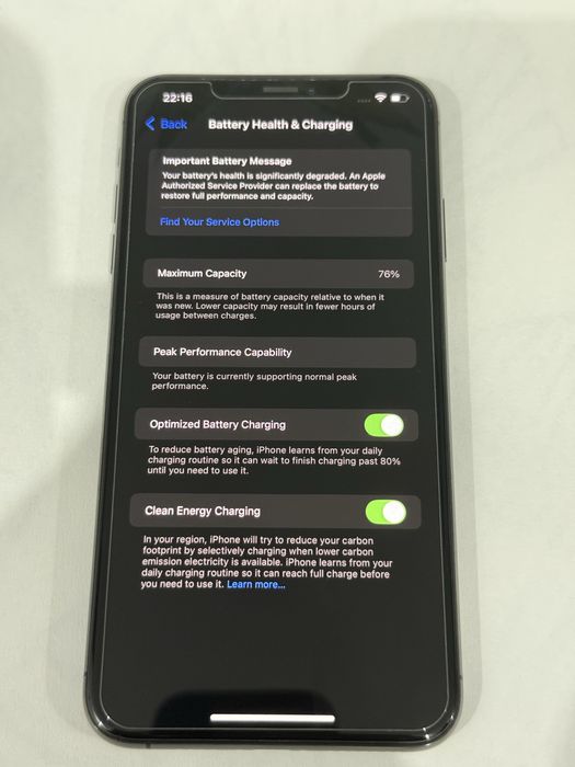 Iphone XS max 256 gb
