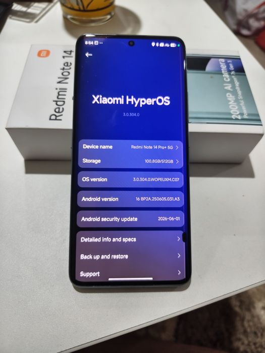 Продавам Xiaomi Redmi note 14 pro plus 5g
