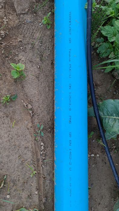 Teava PVC 110 gri si 125 albastră
