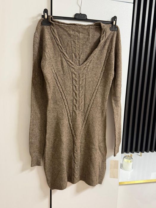 Bluza rochie crem