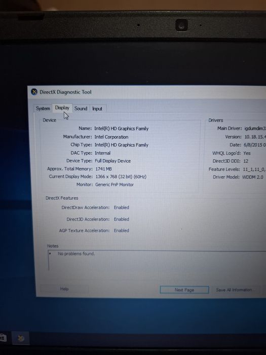Laptop dell I5 ddr3