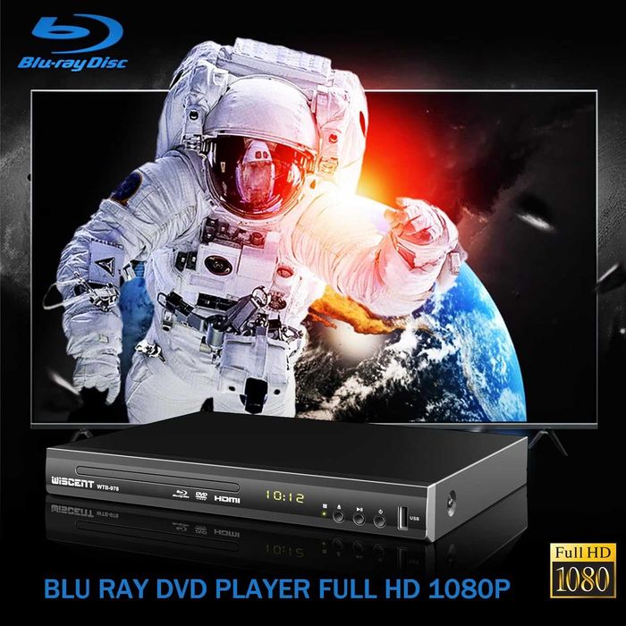 Blu-ray DVD плейър, WISCENT Full HD 1080p система за домашно кино