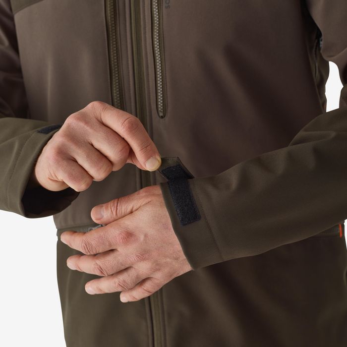 Geacă 500 Softshell Maro Bărbați - LARGE - produs resigilat Decathlon