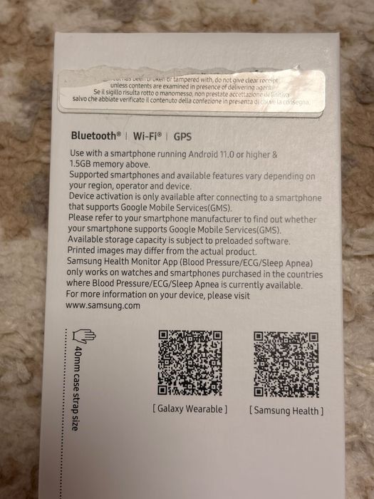 Smartwatch Samsung Galaxy Watch7 Cream 40mm