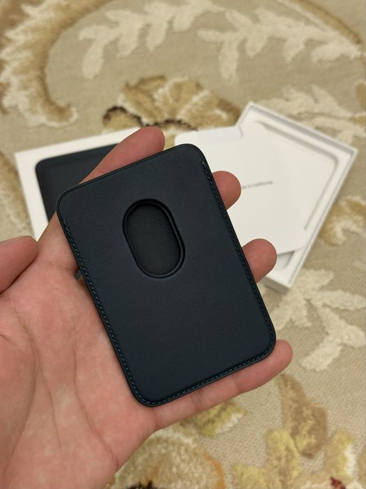 Apple Wallet Leather Wallet с MagSafe Green для iPhone