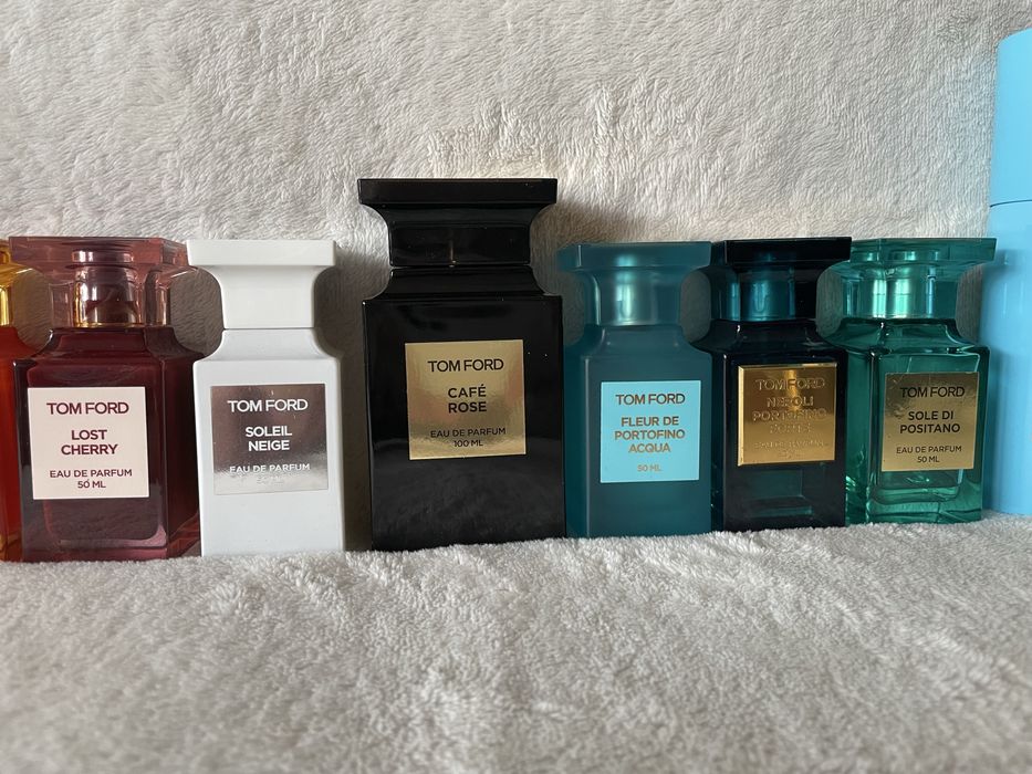 Tom Ford Private Blend Cafe Rose Bitter Peach Lost Cherry Soleil Neige