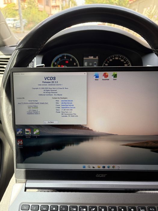 Laptop Tester Acer Swift 3 i5 10th 8GB RAM SSD M.2 256 GB VCDS