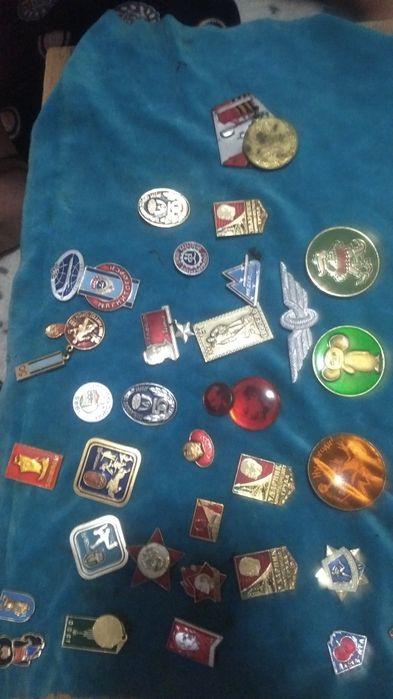 Значки СССР  резные