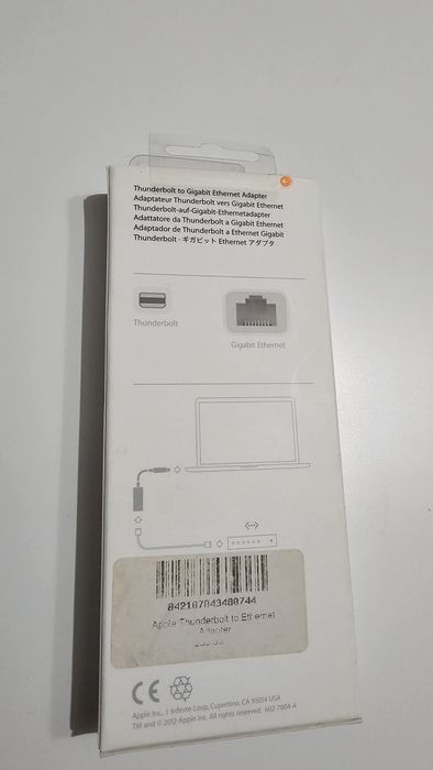 Адаптер - Apple Thunderbolt to Gigabit Ethernet Adapter
