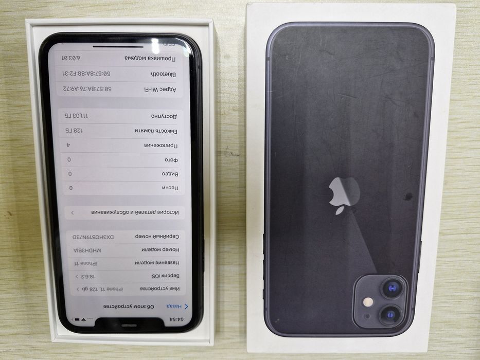 Apple 11, 128 gb, в коробке, за 69000 тг.