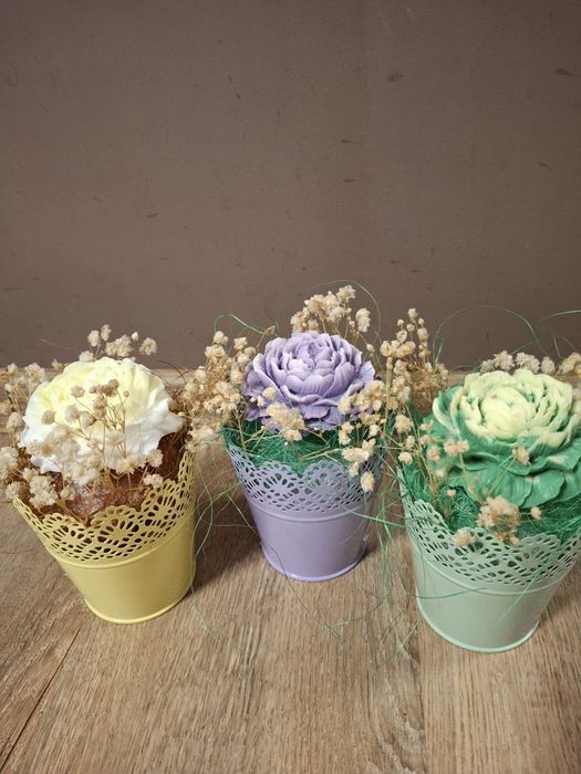 Букет от глицеринови сапуни