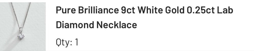 Vand lantisor din aur cu diamant