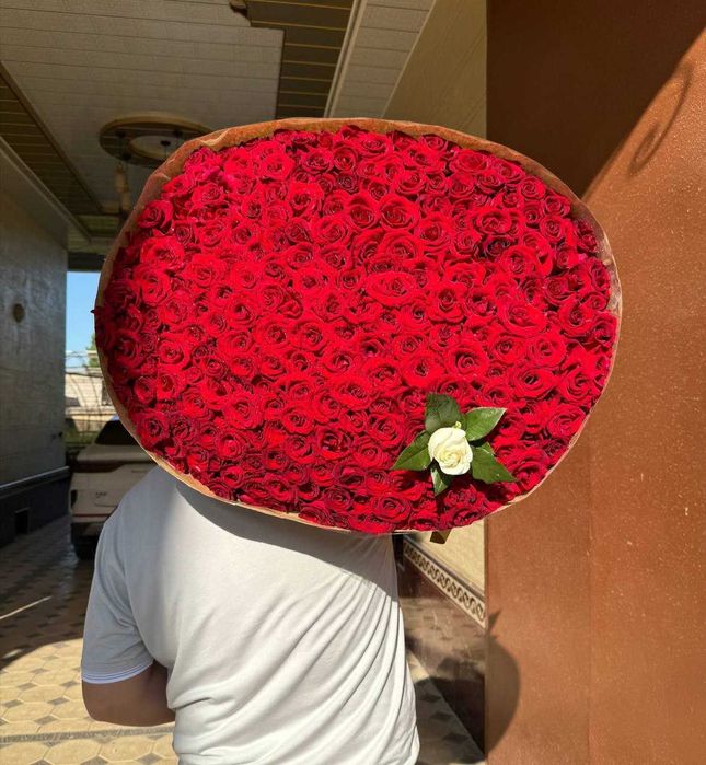 Доставка Роз по Ташкенту. 101роща от 650000сум + доставка