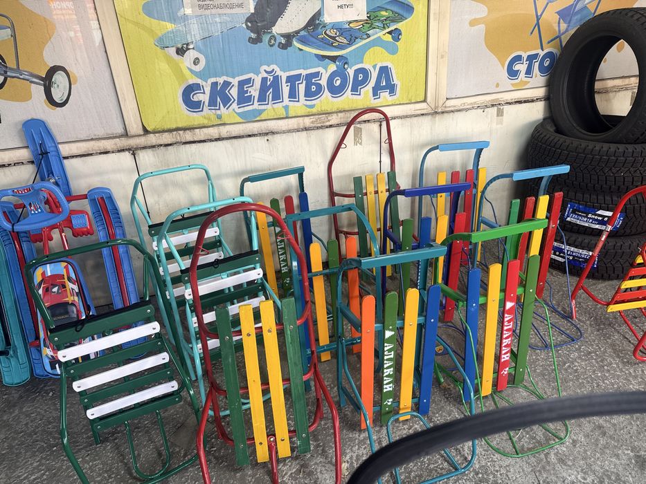 Новые санки разные виды