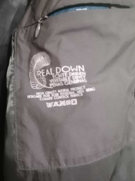 impecabila Geaca puf+pene , maro, C&A, 36 (38, M )