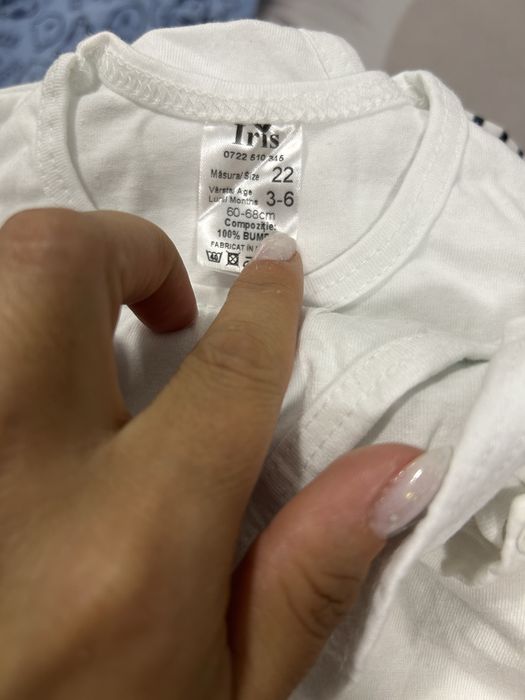 Haine vara pentru bebelusi, body, pantaloni scurti, marimea 62/68