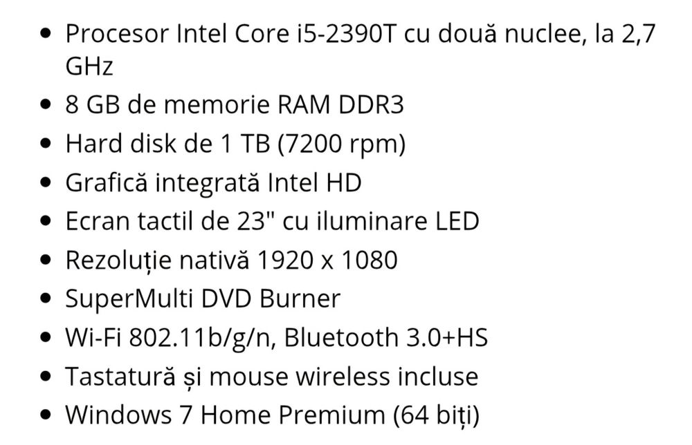 Vand /Schimb calculator i5 Samsung All în one